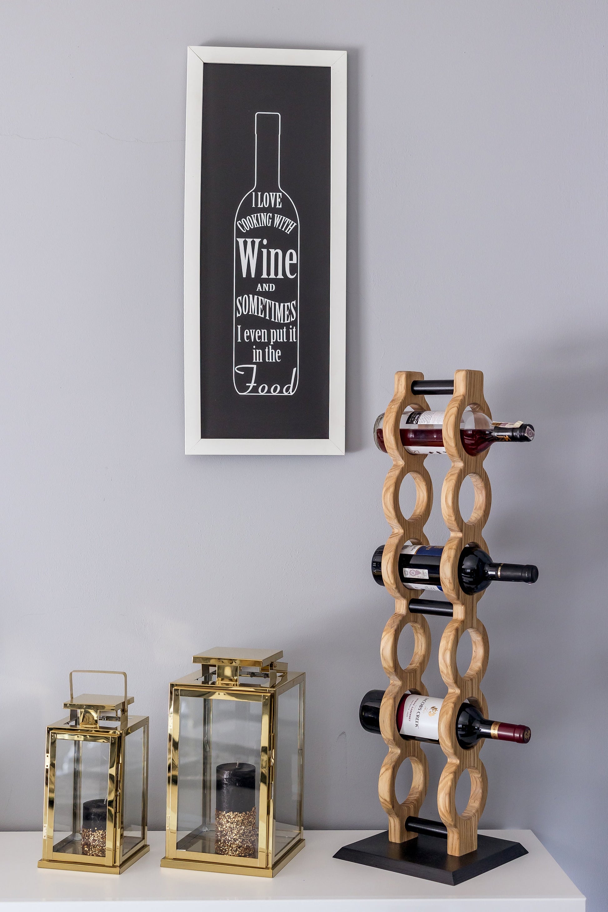 Wooden Wine Rack | Handmade Rack | Home decor | Exclusive Gift | Decoration | Oak